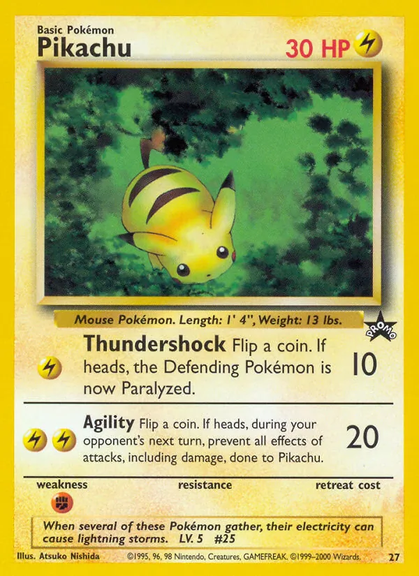 Pikachu Wizards Black Star Promos 27/53