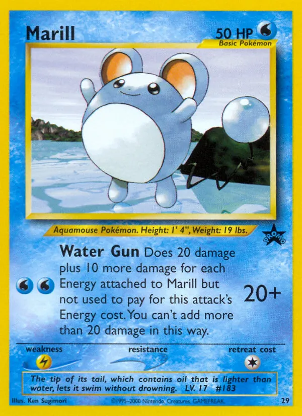 Marill Wizards Black Star Promos 29/53