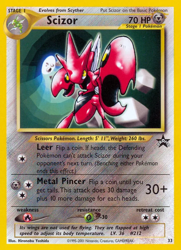 Scizor Wizards Black Star Promos 33/53