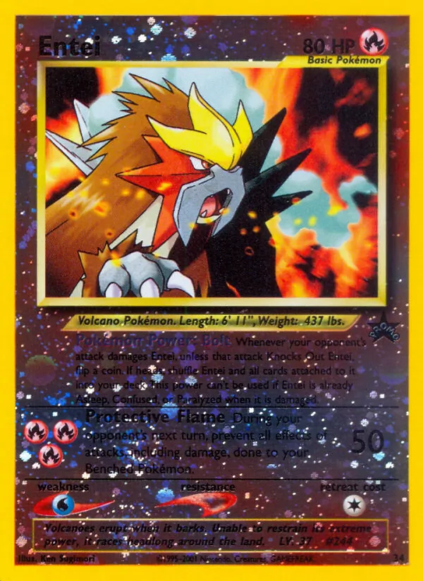 Entei Wizards Black Star Promos 34/53