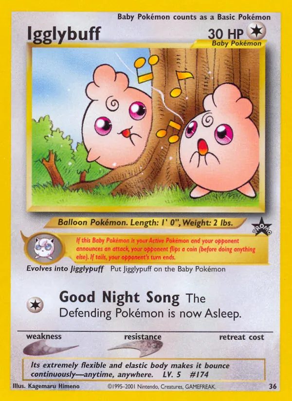 Igglybuff Wizards Black Star Promos 36/53