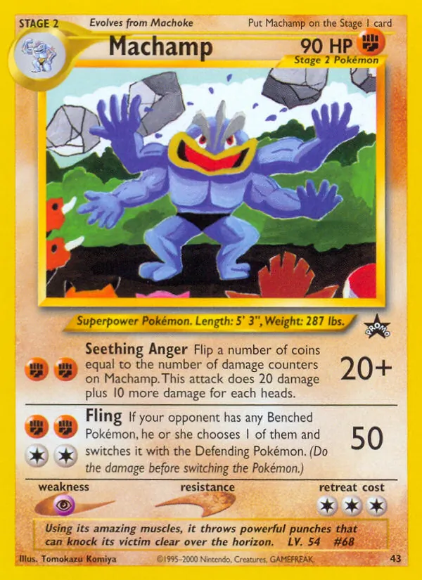 Machamp Wizards Black Star Promos 43/53