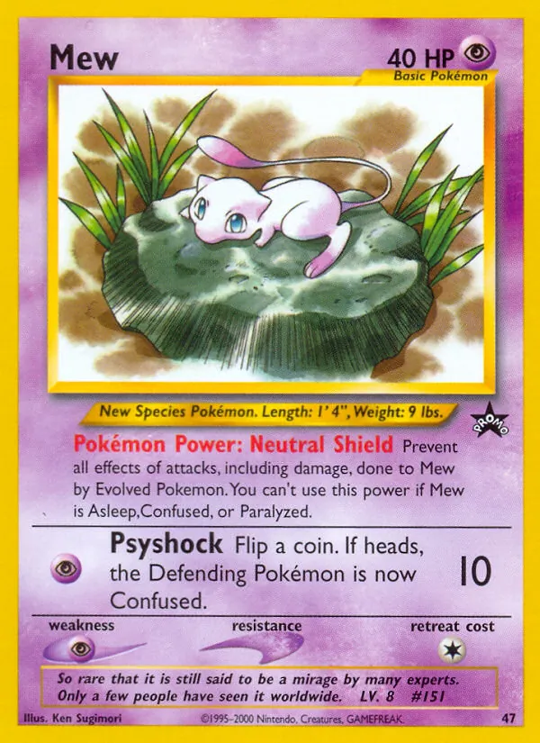 Mew Wizards Black Star Promos 47/53