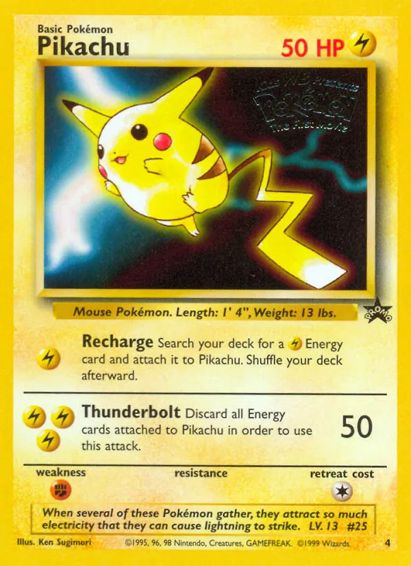Pikachu Wizards Black Star Promos 4/53