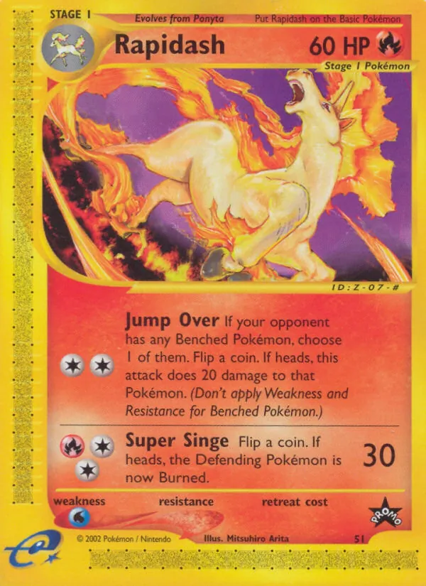 Rapidash Wizards Black Star Promos 51/53