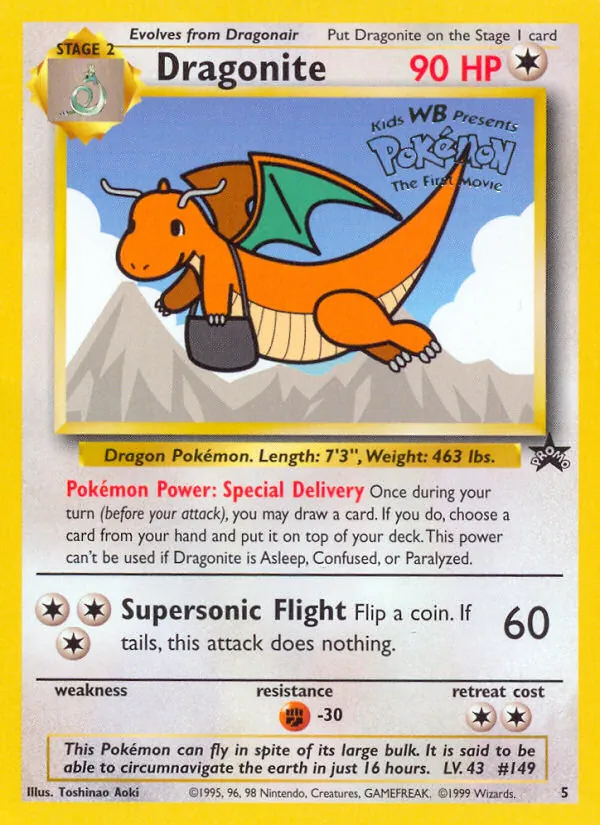 Dragonite Wizards Black Star Promos 5/53