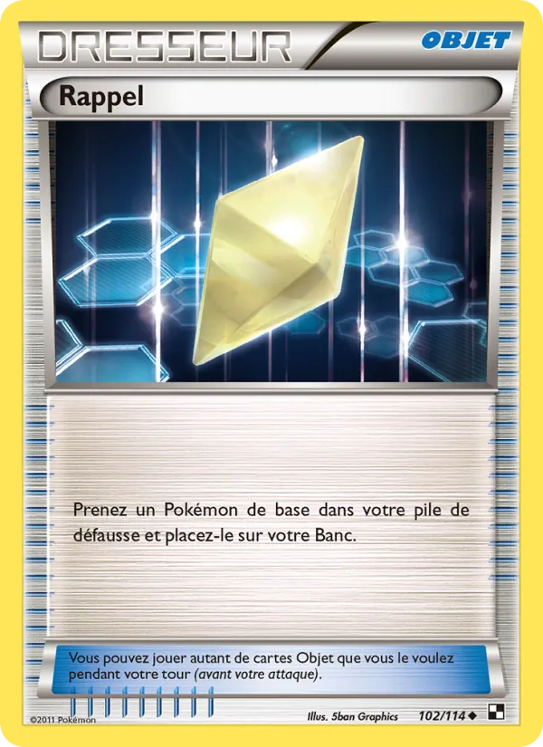 Rappel Noir & Blanc 102/114