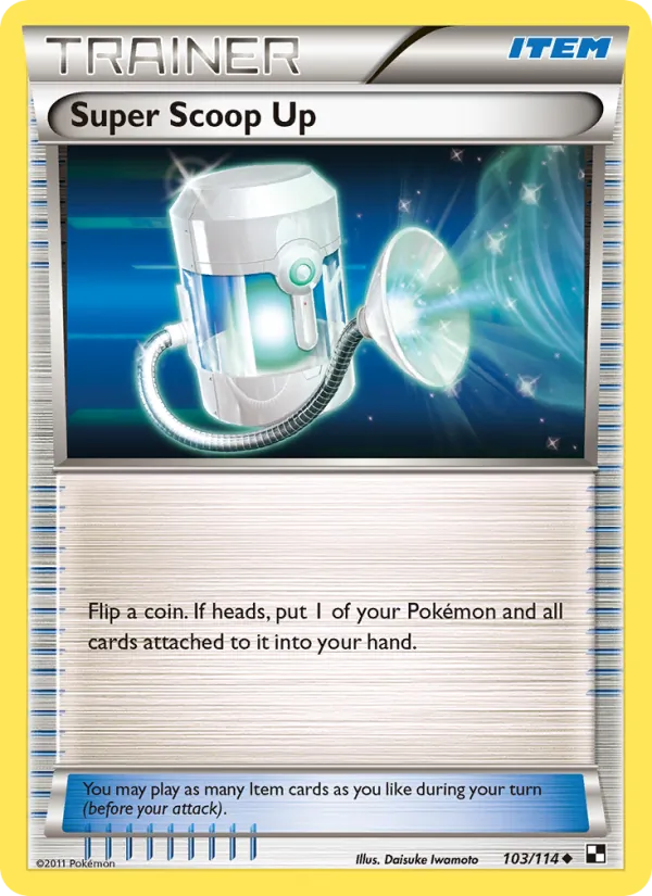 Super Scoop Up Black & White 103/114
