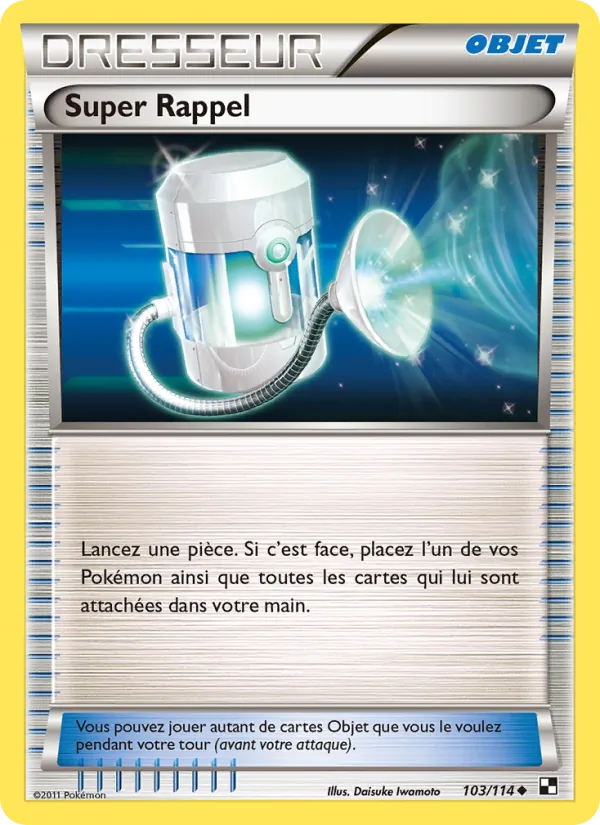 Super Rappel Noir & Blanc 103/114