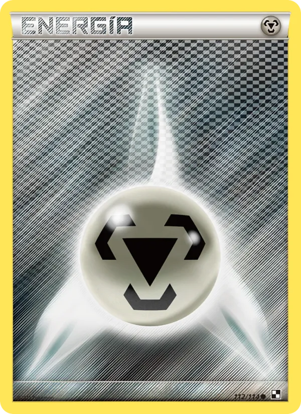 Energía Metálica Negro y Blanco 112/114