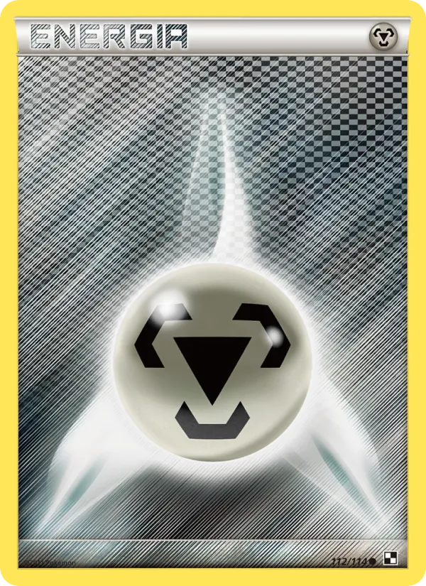 Energia Metallo Nero e Bianco 112/114