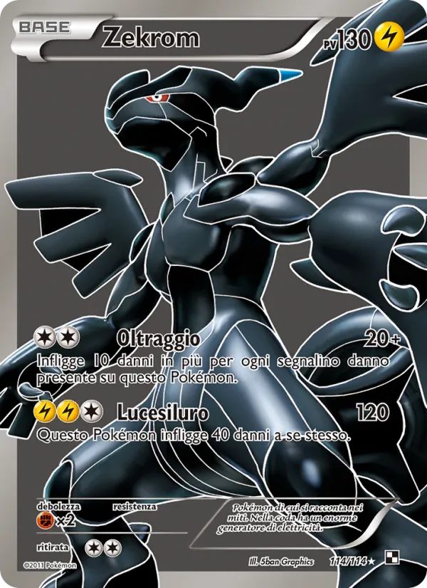 Zekrom Nero e Bianco 114/114