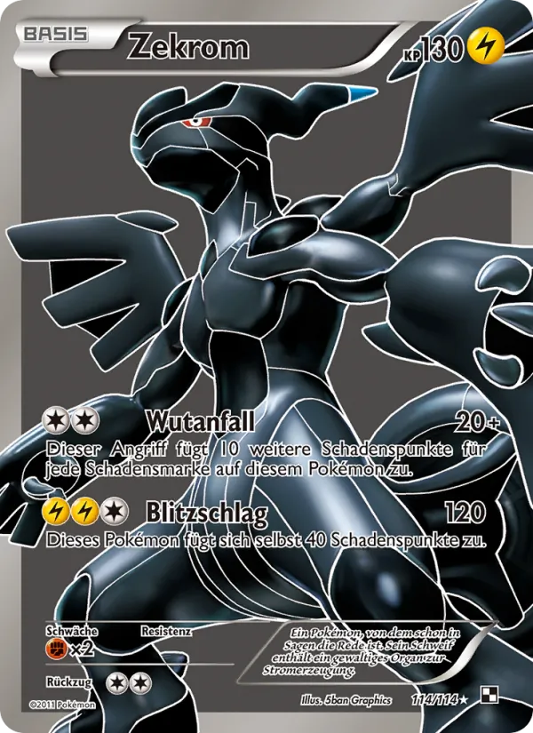 Zekrom Schwarz & Weiß 114/114