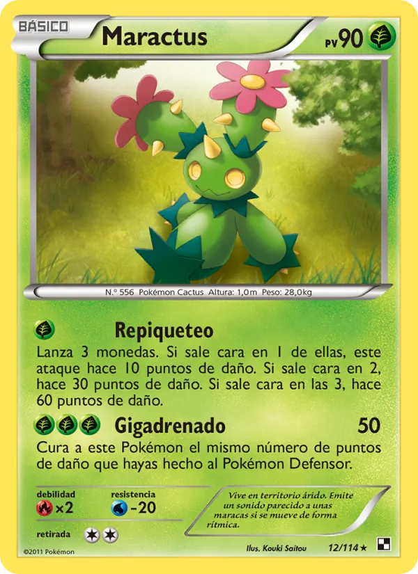Maractus Negro y Blanco 12/114