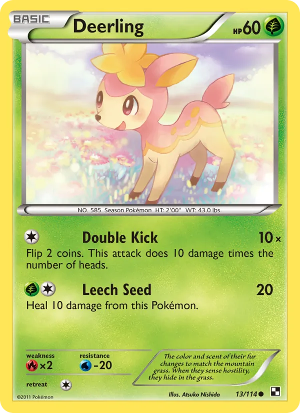Deerling Black & White 13/114