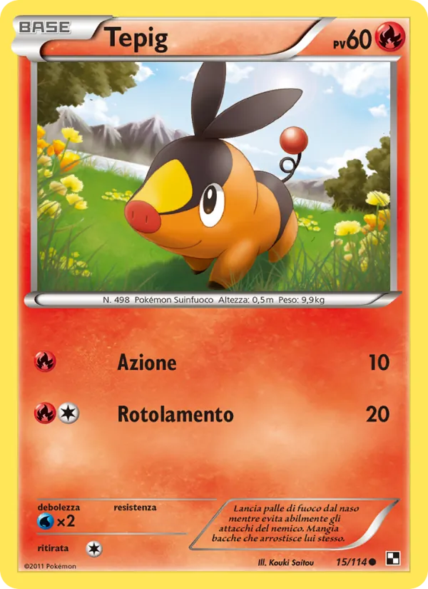 Tepig Nero e Bianco 15/114