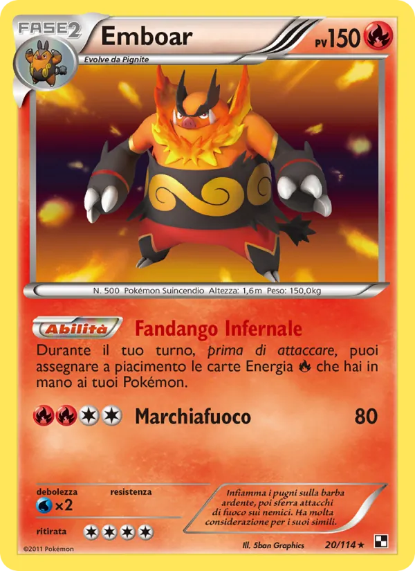 Emboar Nero e Bianco 20/114