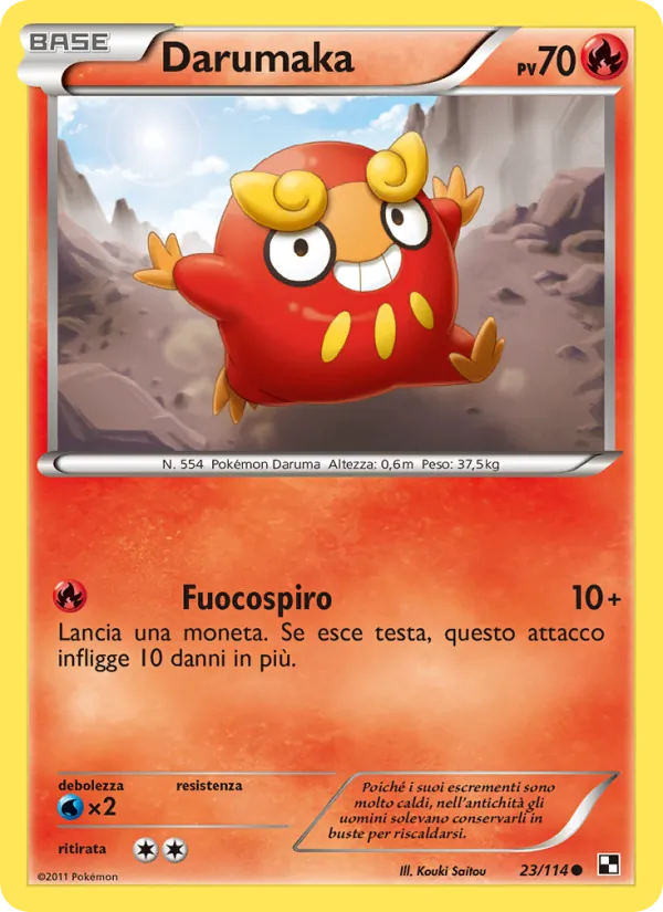Darumaka Nero e Bianco 23/114