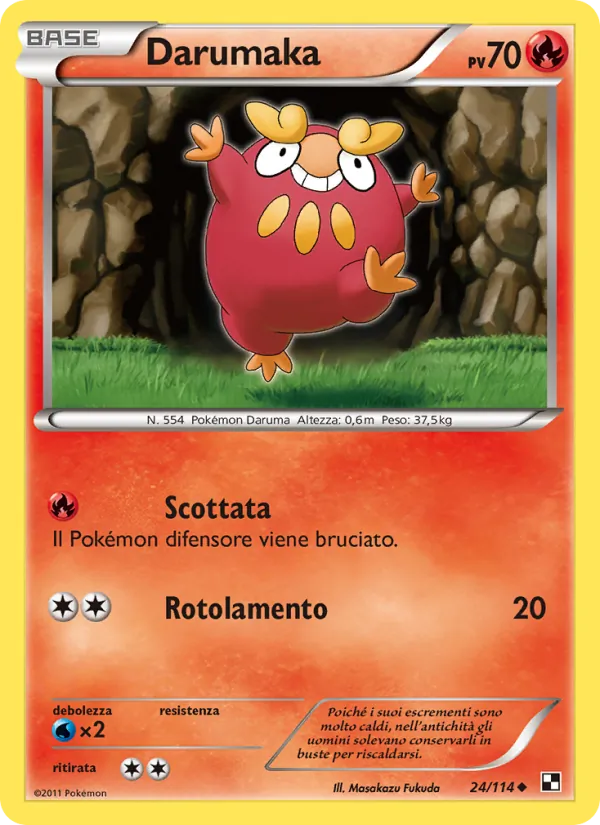 Darumaka Nero e Bianco 24/114