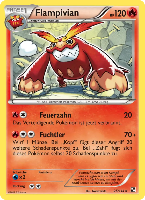 Flampivian Schwarz & Weiß 25/114