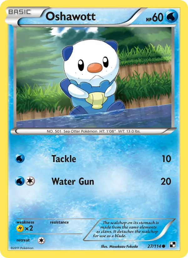 Oshawott Black & White 27/114