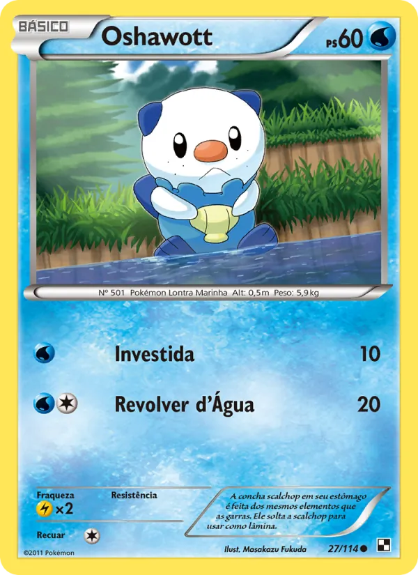 Oshawott Black & White 27/114