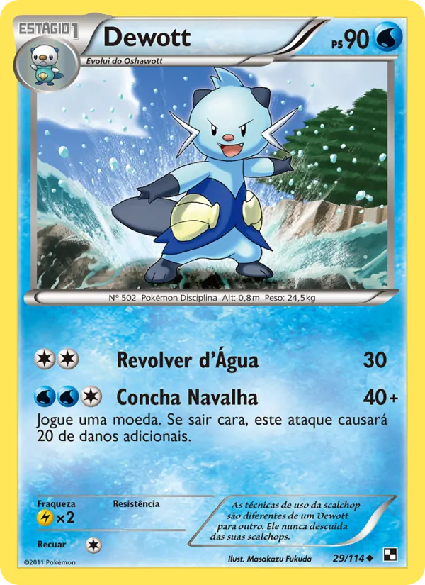 Dewott Black & White 29/114