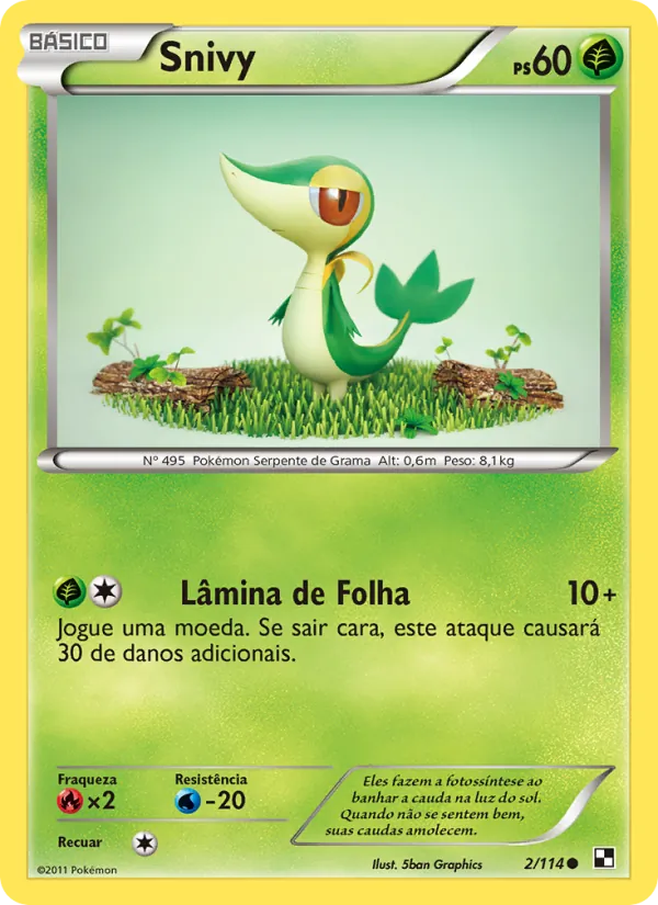 Snivy Black & White 2/114