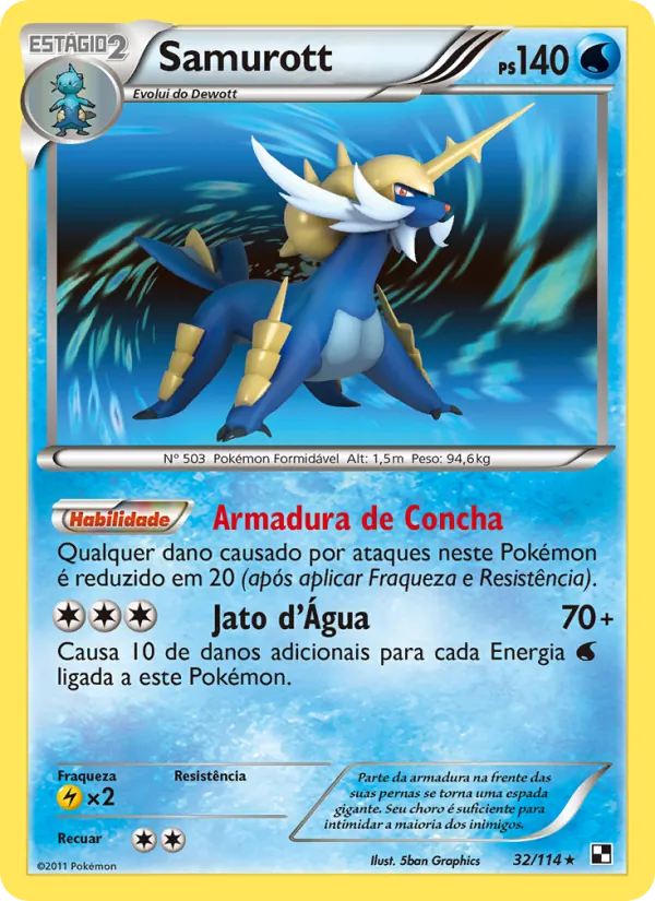 Samurott Black & White 32/114