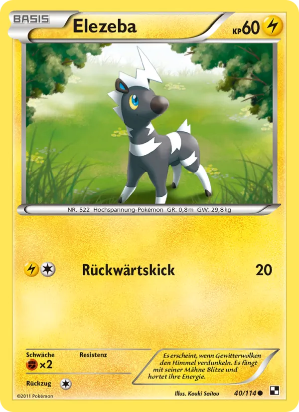 Elezeba Schwarz & Weiß 40/114