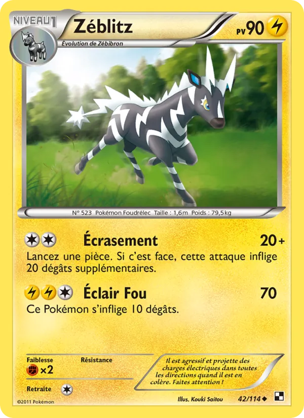 Zéblitz Noir & Blanc 42/114