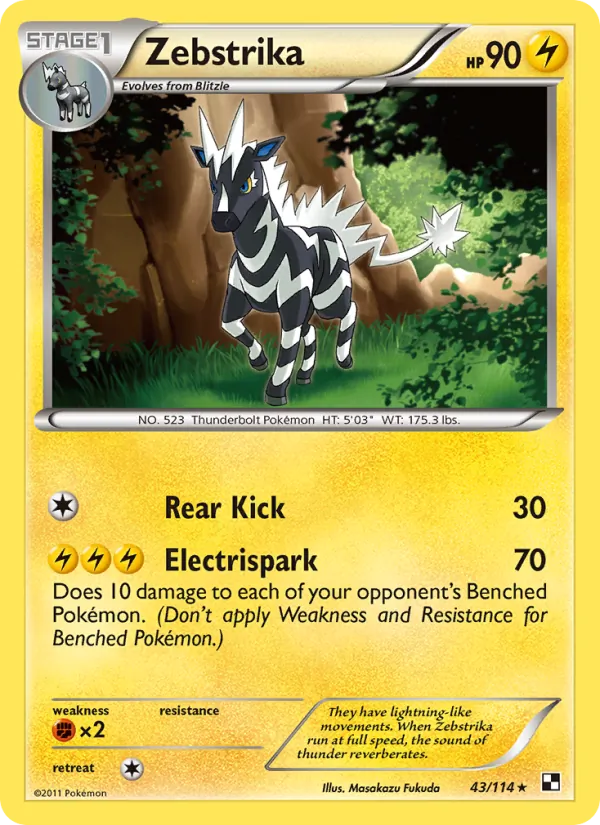 Zebstrika Black & White 43/114