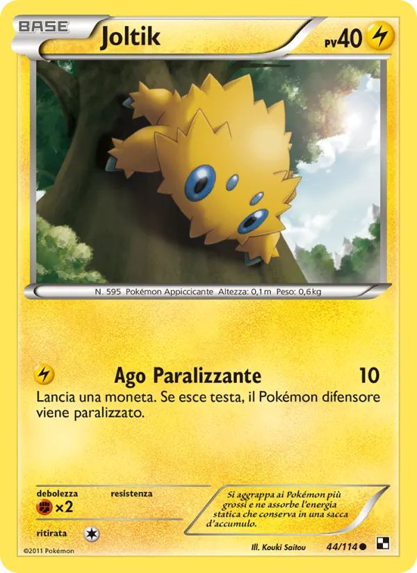 Joltik Nero e Bianco 44/114