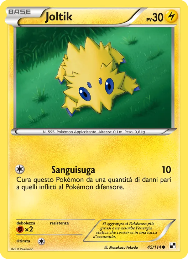 Joltik Nero e Bianco 45/114