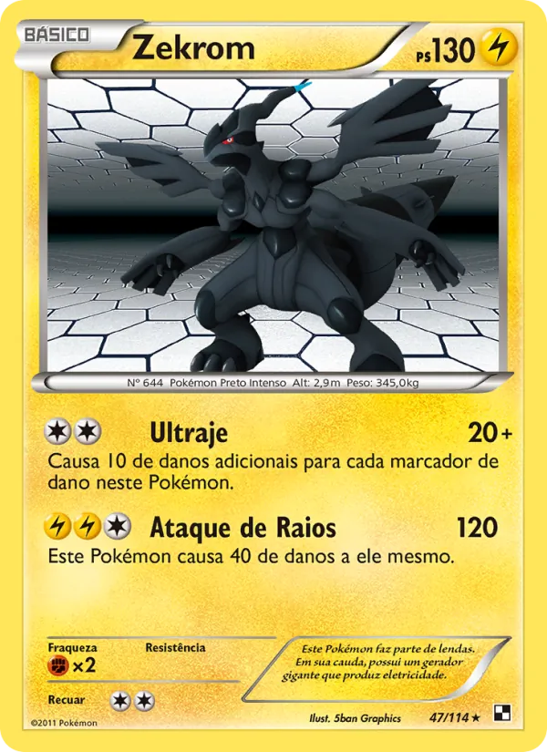 Zekrom Black & White 47/114