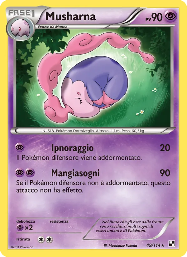 Musharna Nero e Bianco 49/114