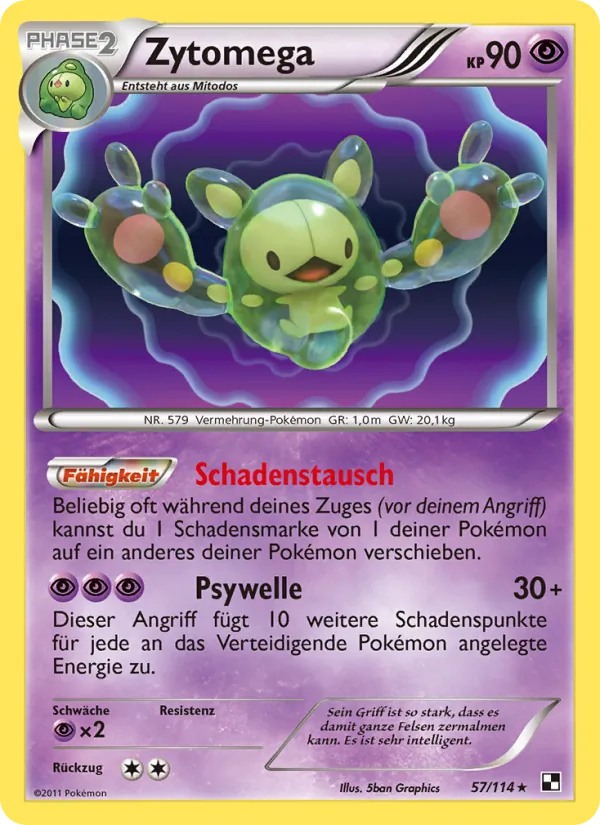 Zytomega Schwarz & Weiß 57/114