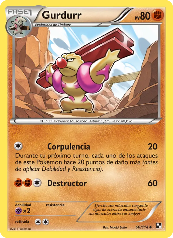 Gurdurr Negro y Blanco 60/114