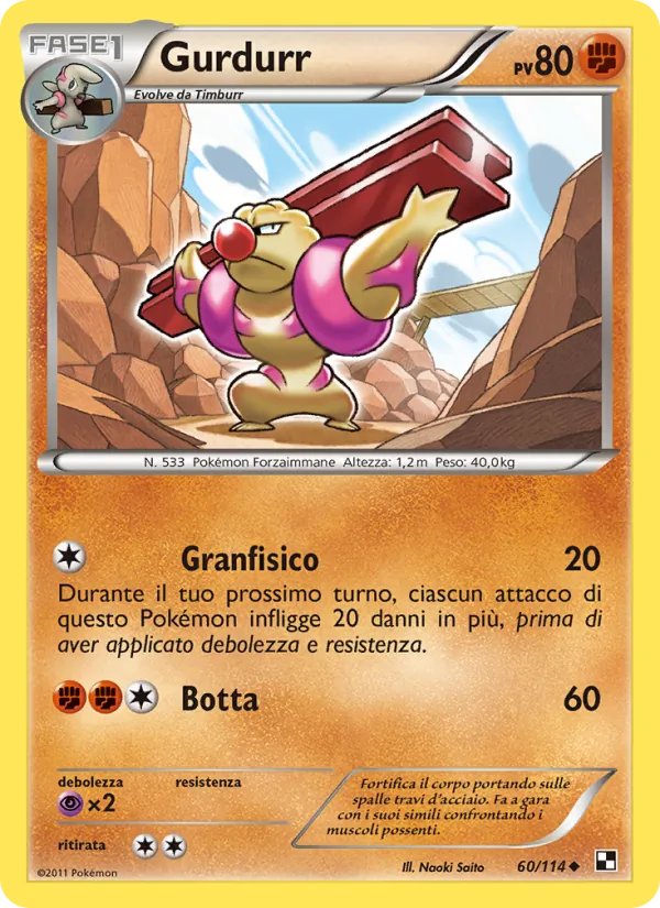 Gurdurr Nero e Bianco 60/114