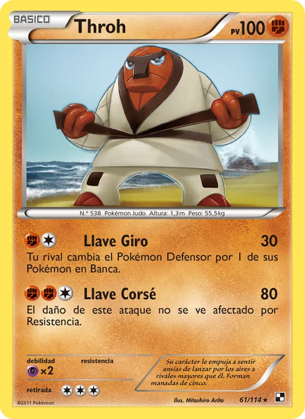 Throh Negro y Blanco 61/114
