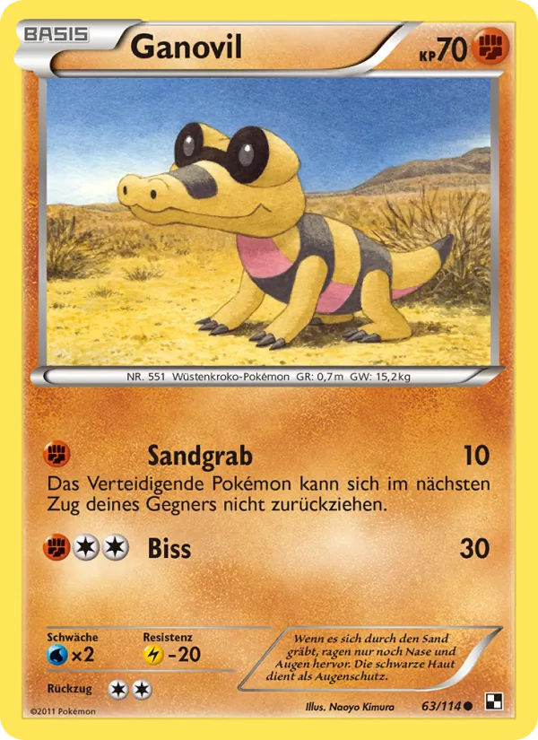 Ganovil Schwarz & Weiß 63/114