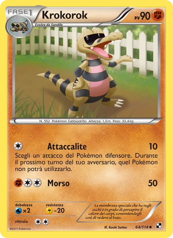 Krokorok Nero e Bianco 64/114