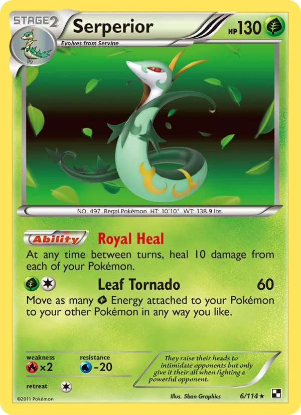 Serperior Black & White 6/114