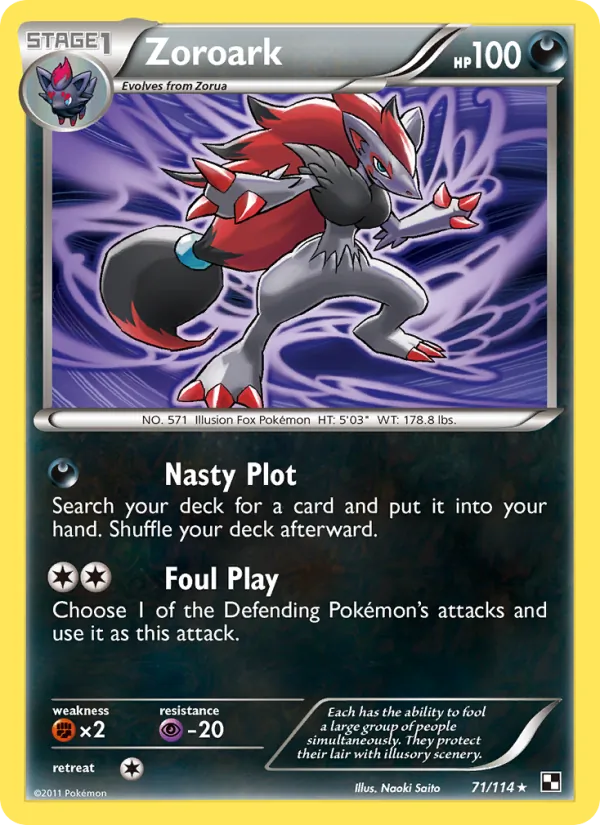 Zoroark Black & White 71/114