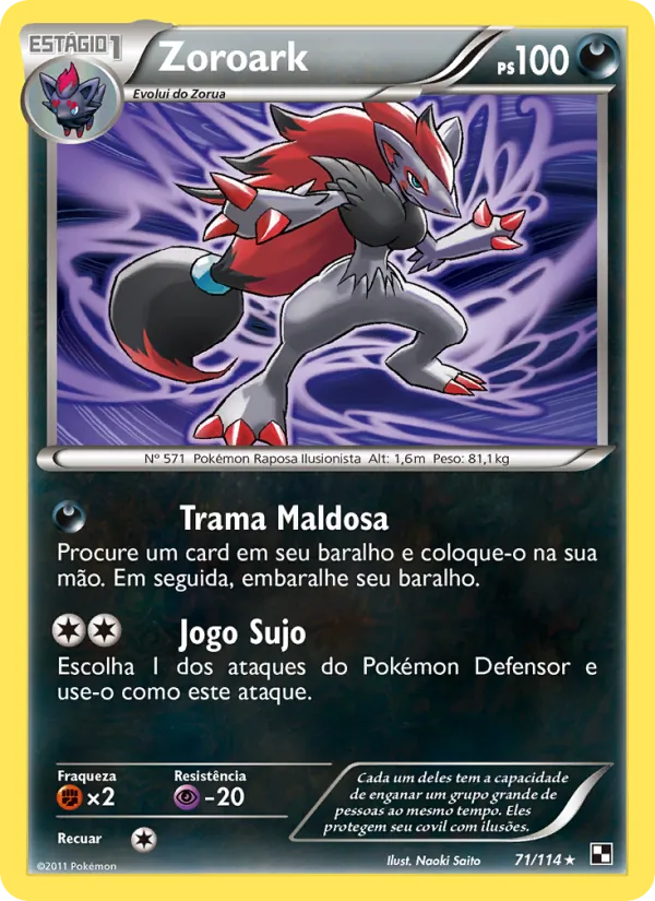 Zoroark Black & White 71/114