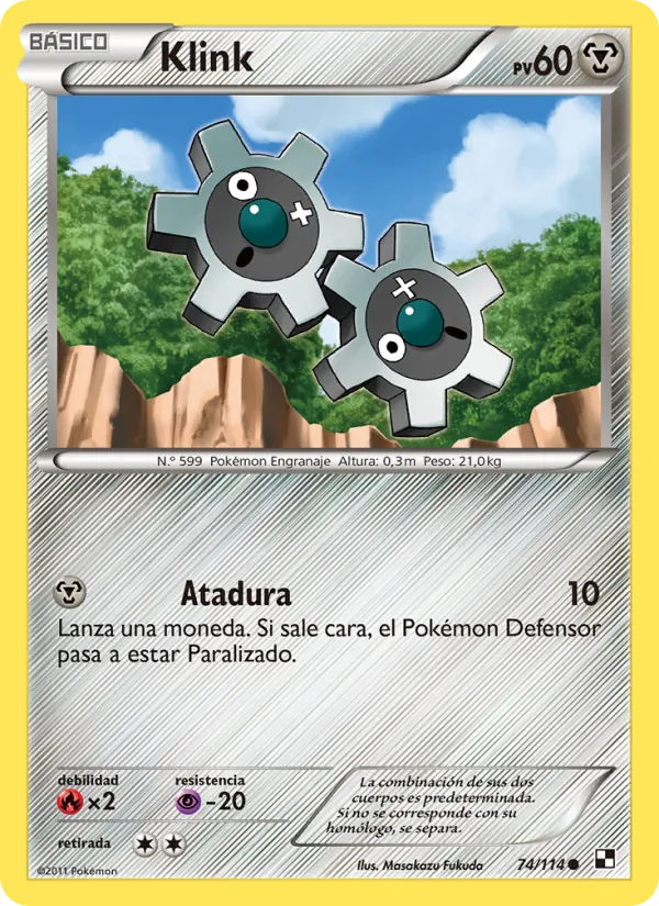 Klink Negro y Blanco 74/114