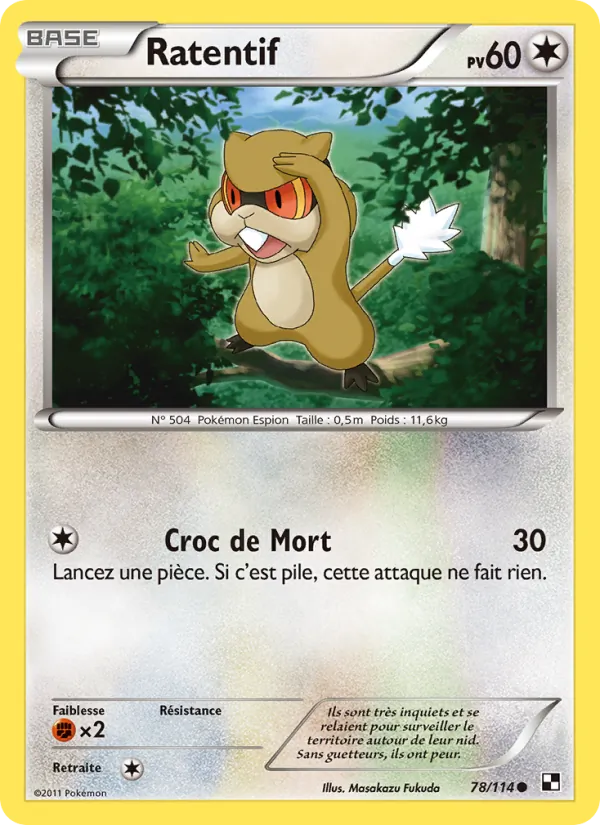 Ratentif Noir & Blanc 78/114