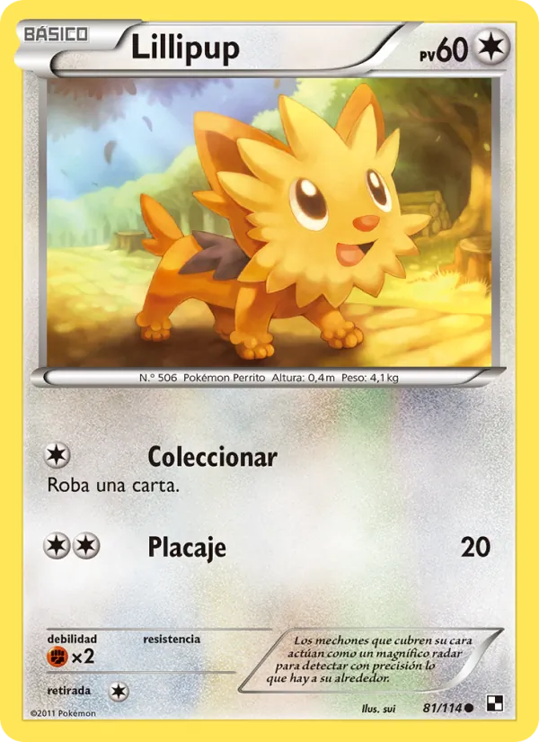 Lillipup Negro y Blanco 81/114