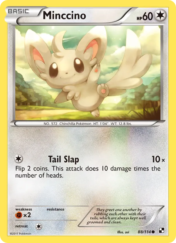 Minccino Black & White 88/114