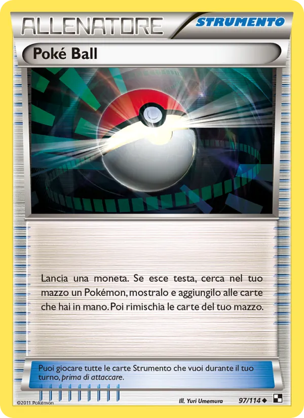 Poké Ball Nero e Bianco 97/114